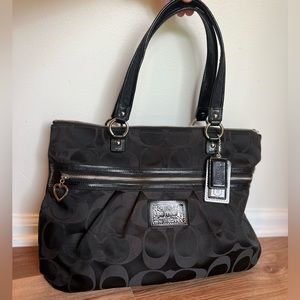 Coach Poppy Daisy Signature tote
